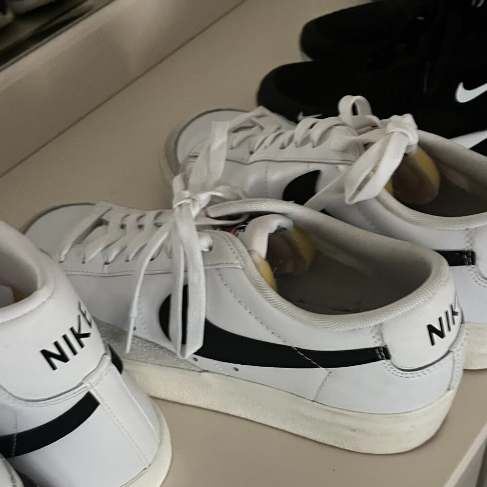 Platform Nike Blazer Mid 77 Low Top White